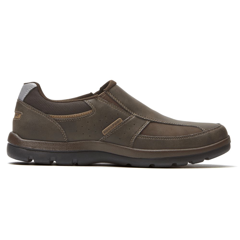 Pantofi De Mers Barbati Rockport Get Your Kicks Slip-On Maro - Romania 7361-CTAHG